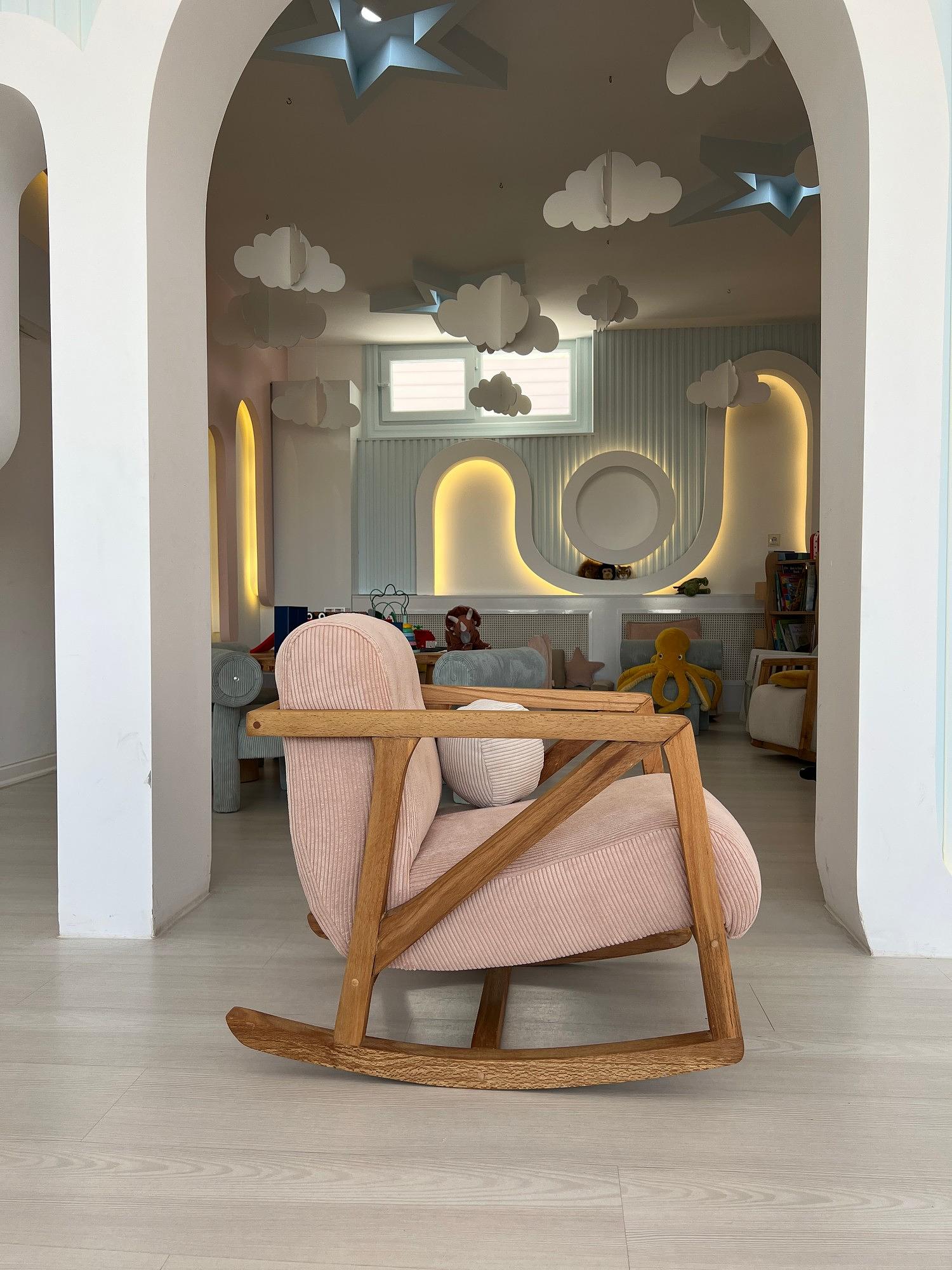 NiniMini Children's Armchair Pink 2