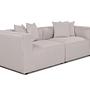 Mora XL 2-Sitzer Sofa Grau 2