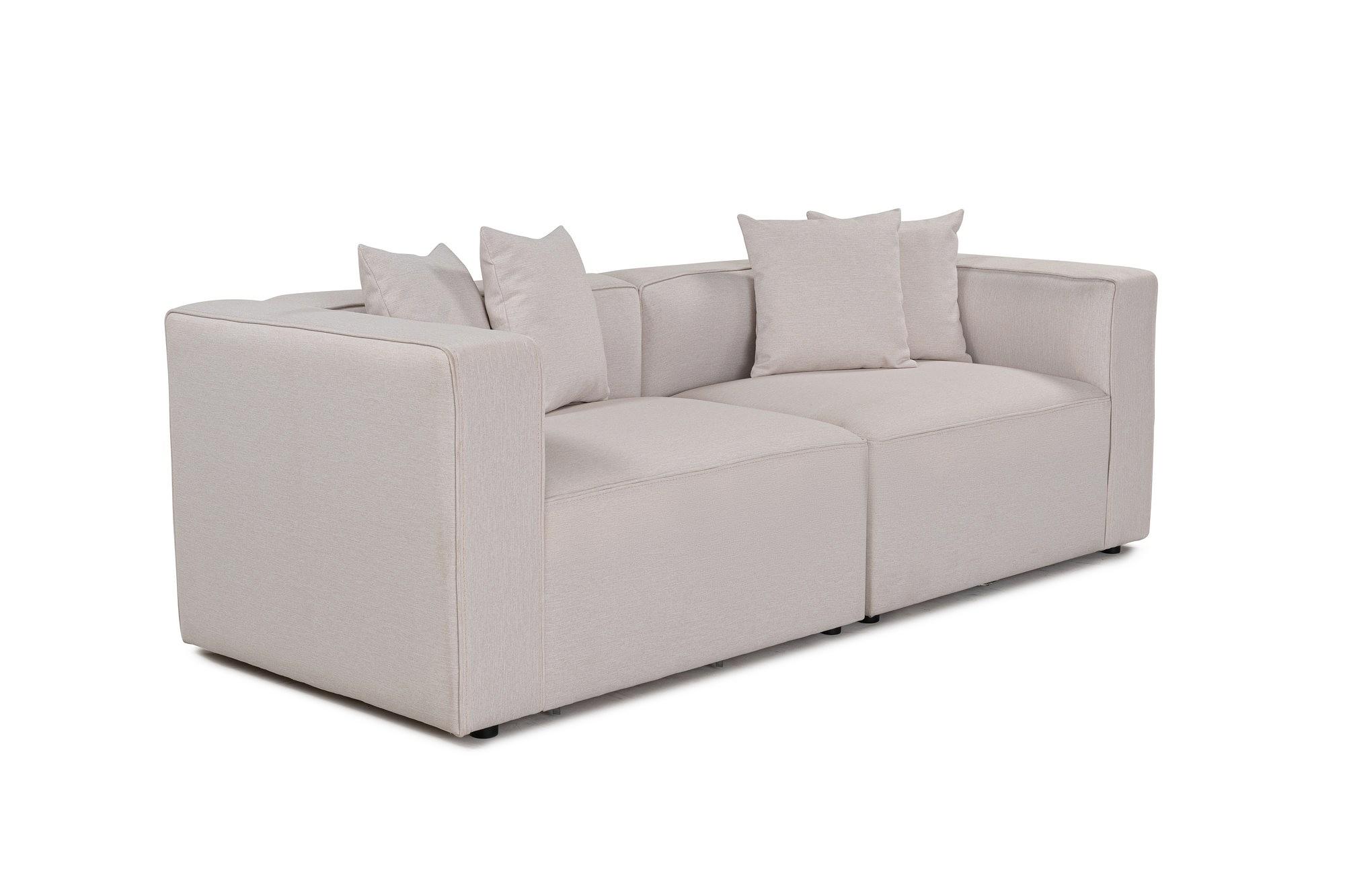 Mora XL 2-seater sofa ecru 2