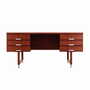 Desk Teak Brown 1970s 0