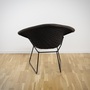 Bertoia Diamond Chair Vollpolster Schwarz 3