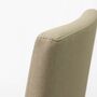 Florence Stuhl Holz Textil Creme 2