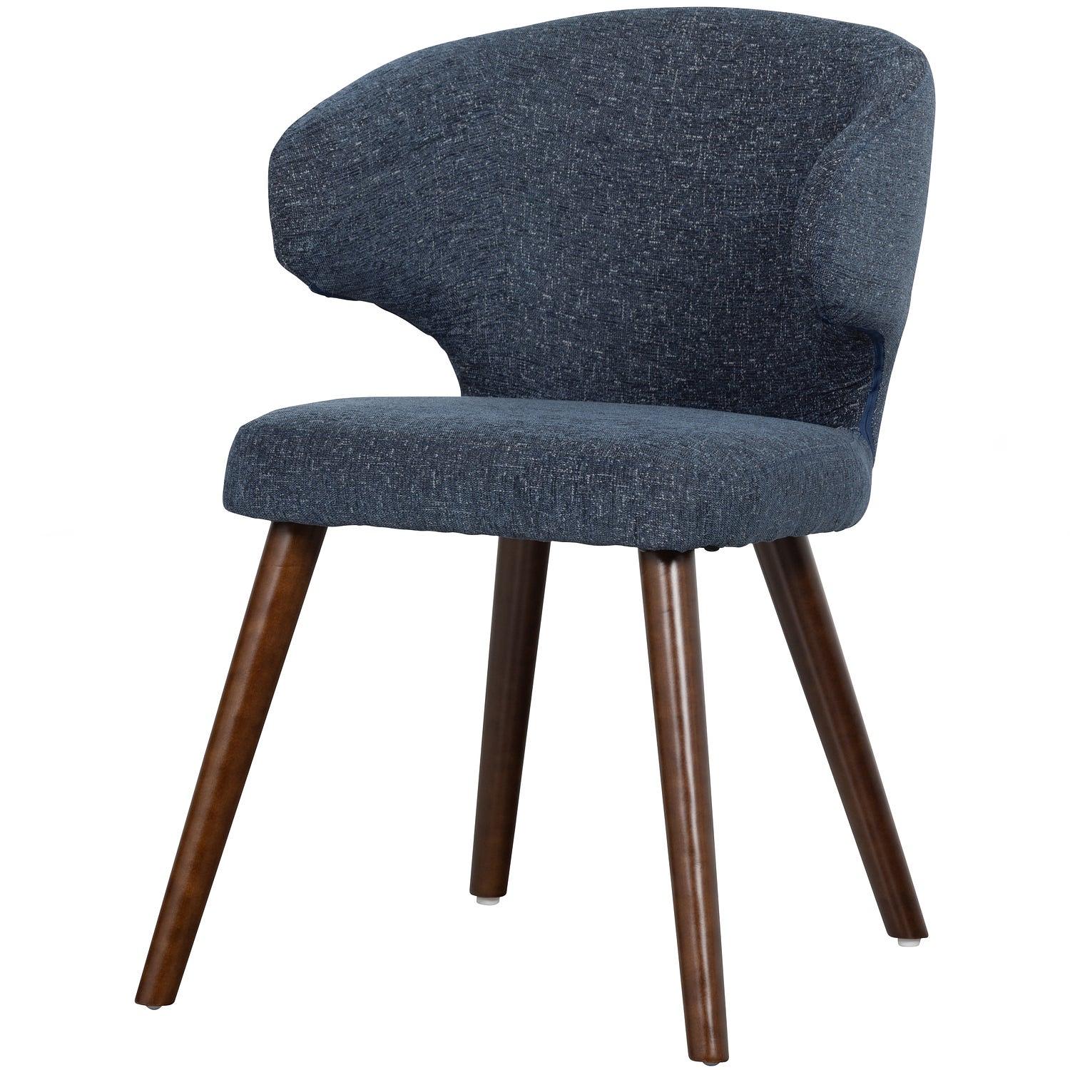 Cape Esszimmerstuhl Textil Blau 0