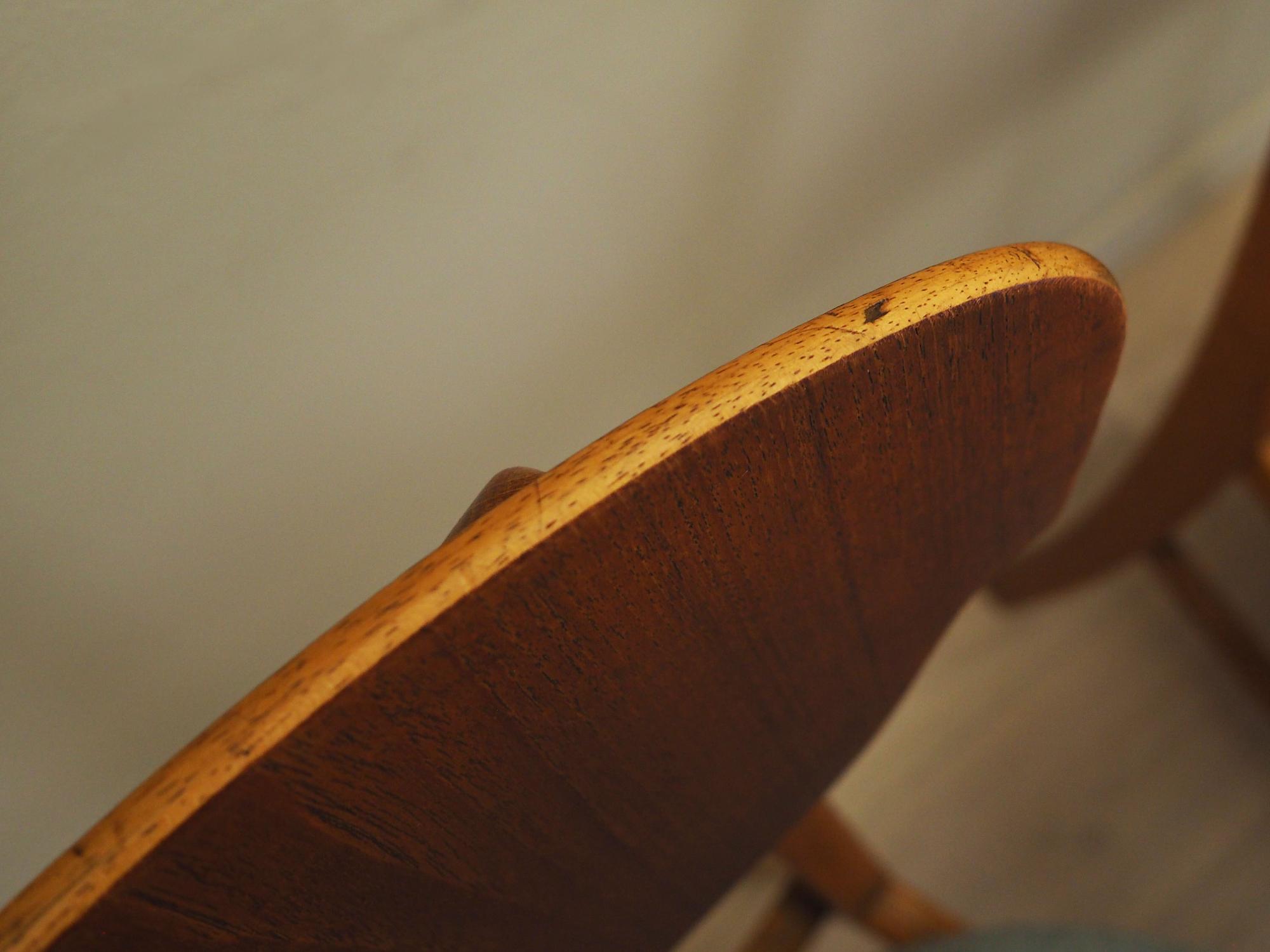 6x Dining chair teak 1970s 13