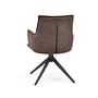 Tavaro Dining Chair Fabric Brown 7