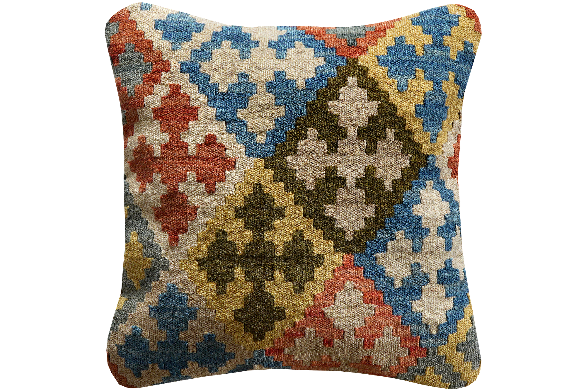 Carpet Pillow Wool Cotton Multicolor 0