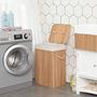 Wäschekorb Mondeville Bambus / Webstoff Beige 3