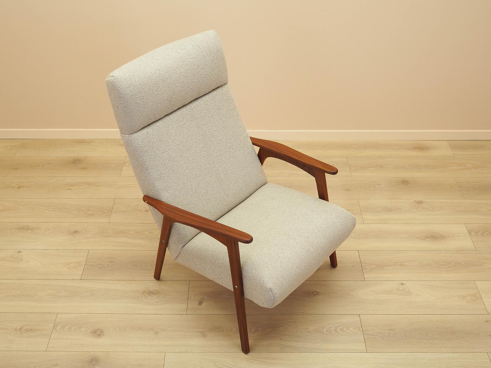 Teak armchair 1970s 7