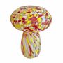 Glasfigur Pilz Muranoglas Mehrfarbig 0