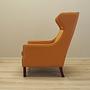 Armchair Leather Orange 1970s 3