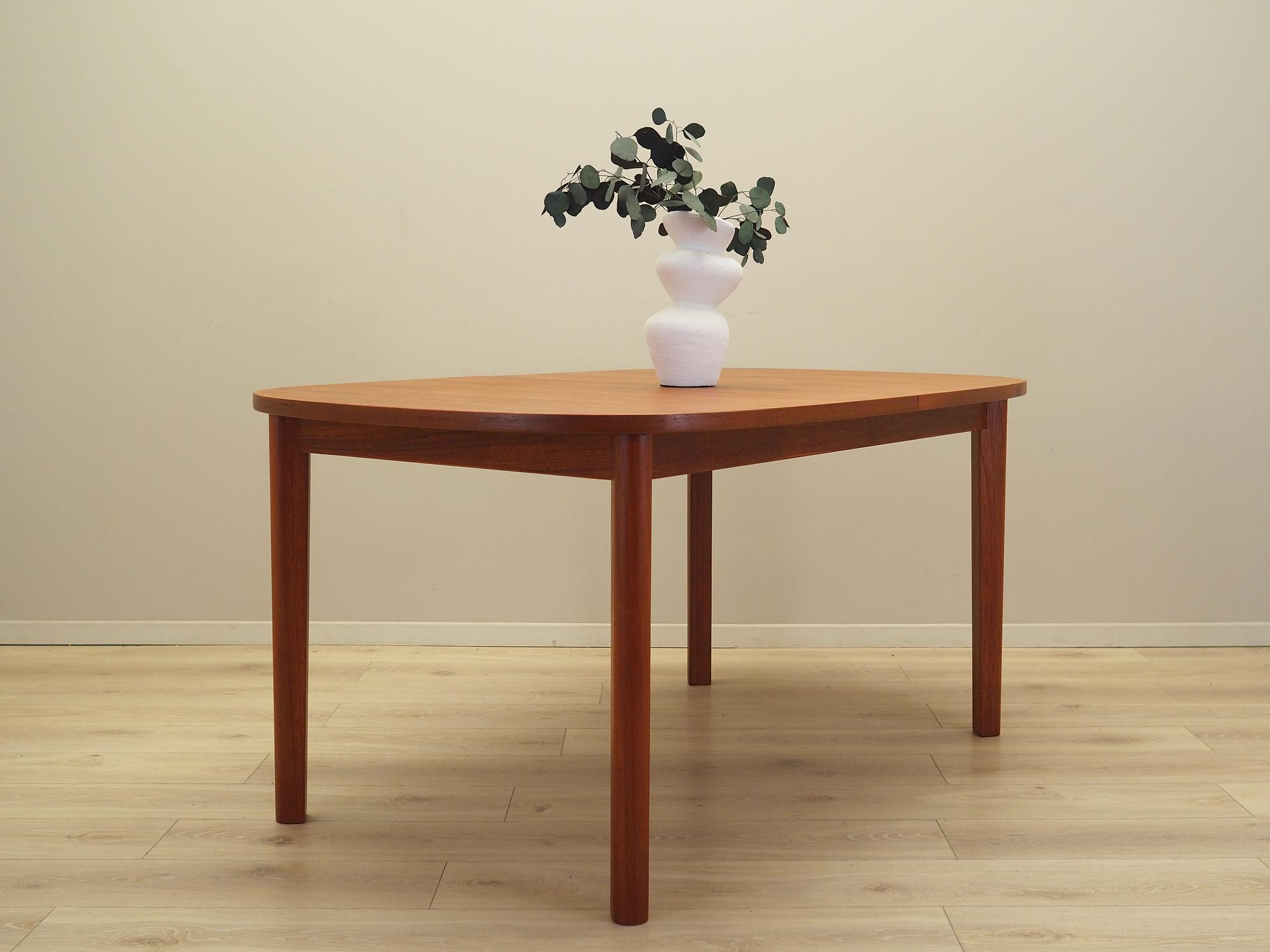 Dining table Teak wood 1970s 4