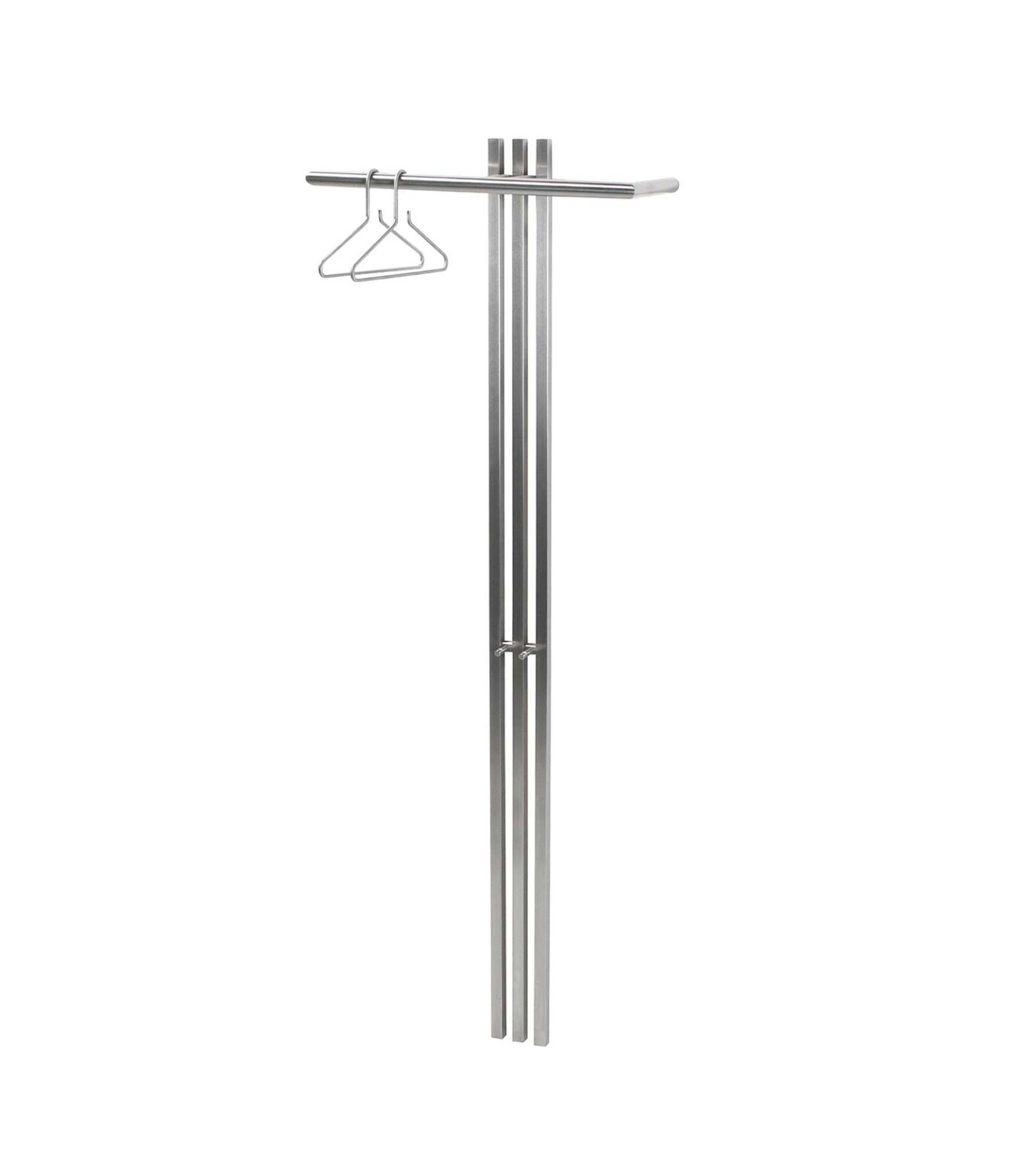 Garderobe Edelstahl Silber 0