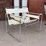 Vintage Marcel Breuer Wassily Chair Weiß 1960er Jahre 0