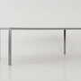 Vintage Table Aluminum Grey 1980s 4