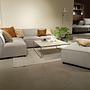 Carmo Modulares Ecksofa Frisco-Stoff Hellgrau 0