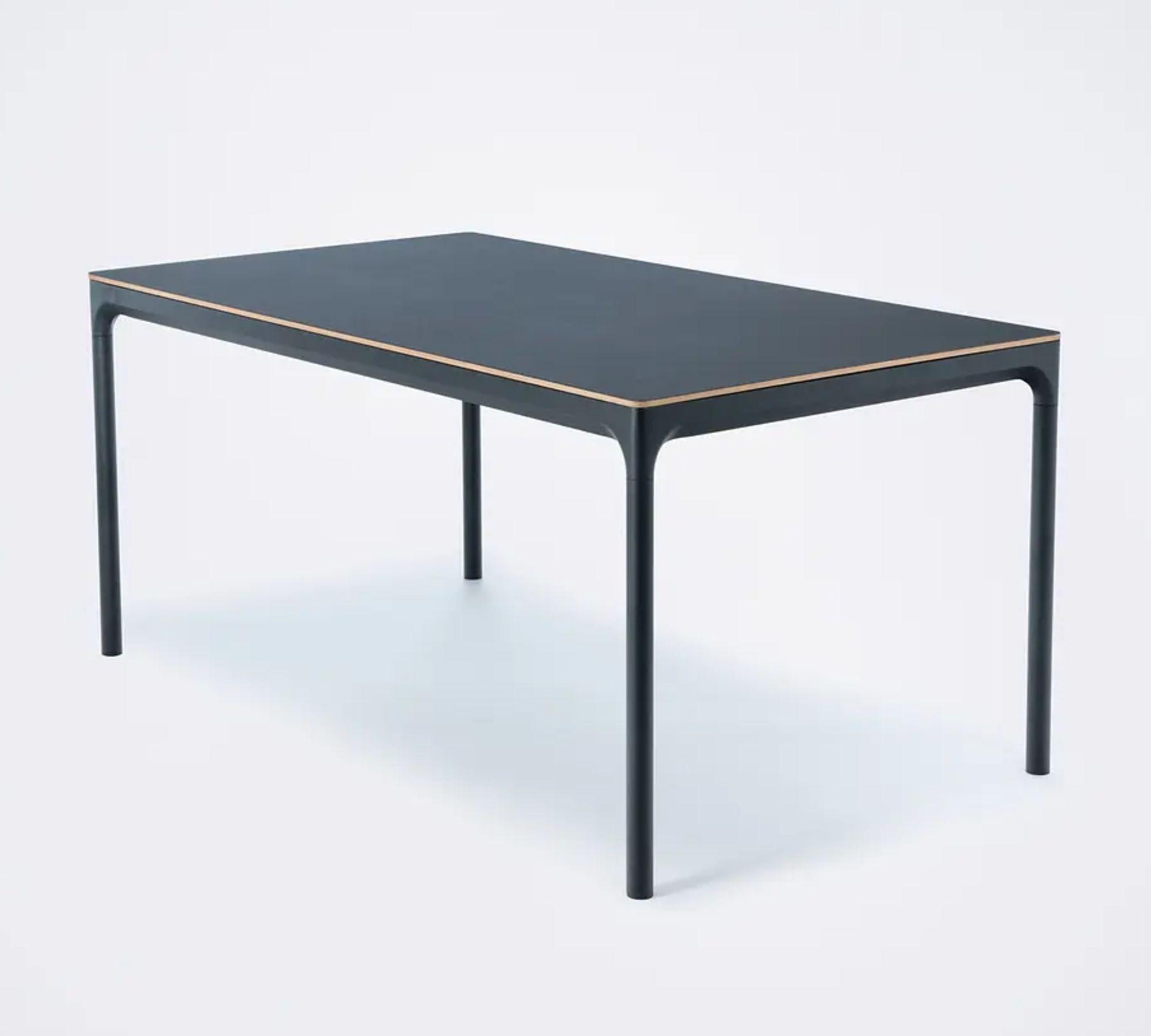 FOUR Tisch Aluminium Linoleumplatte 160 x 90 cm 1