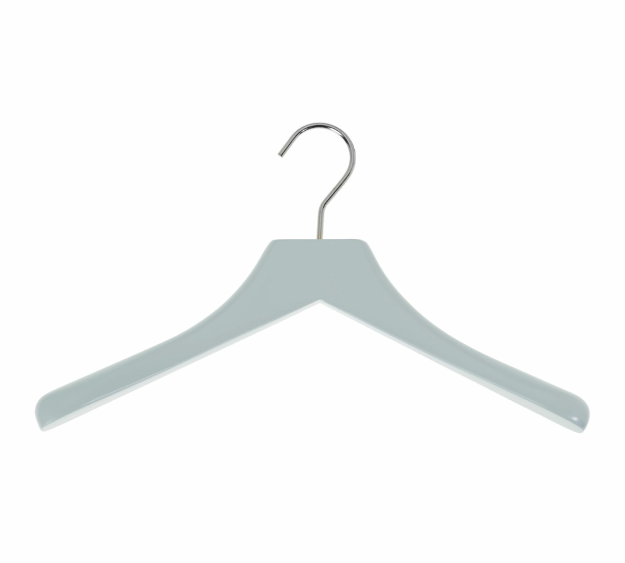 0112.Kleiderbügel Holz Metall Blau 0