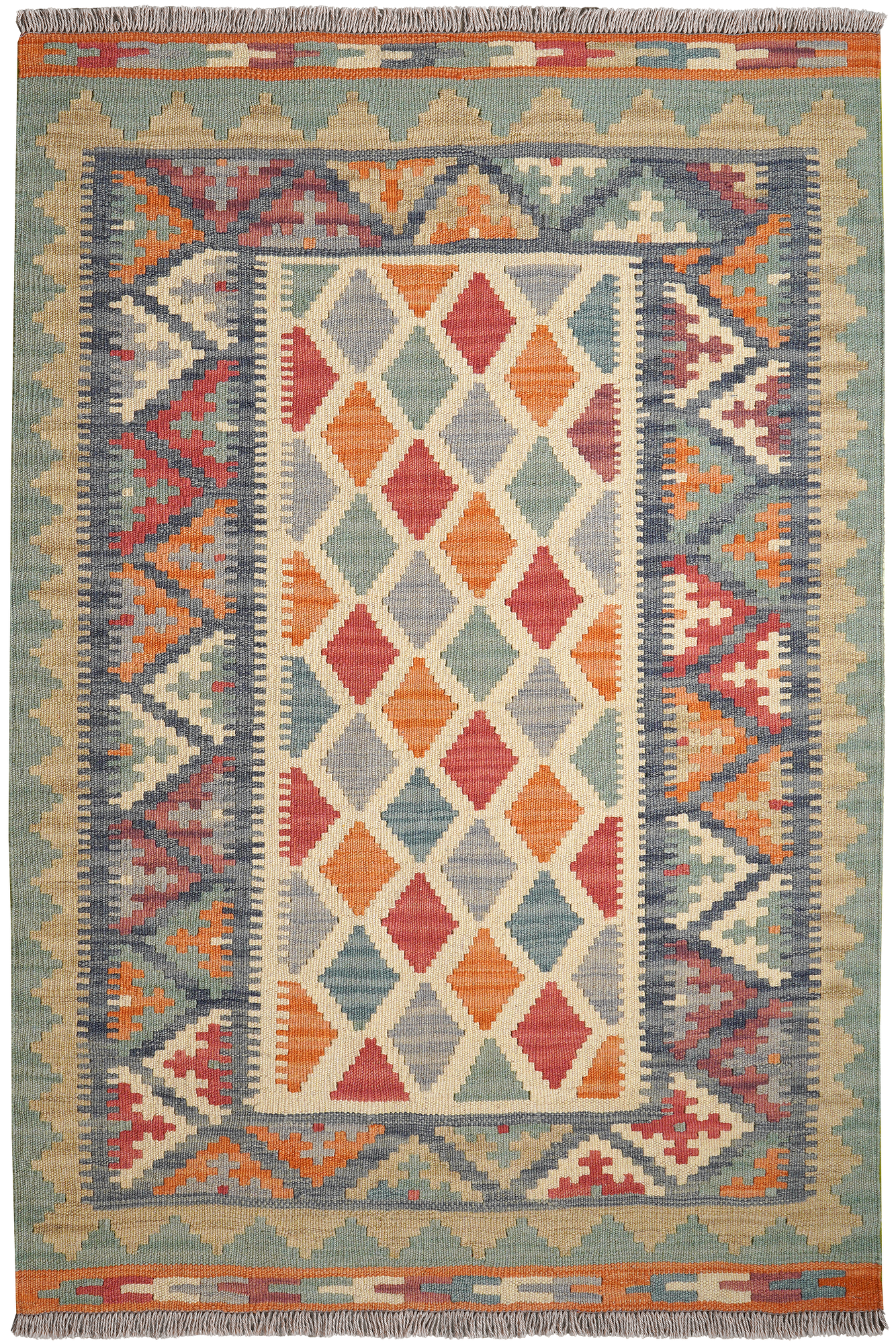 Kelim Gashgai Carpet Wool Multicolor 0