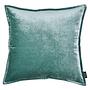 Kissenbezug Glam Mischgewebe Petrol 65 x 65 cm 0