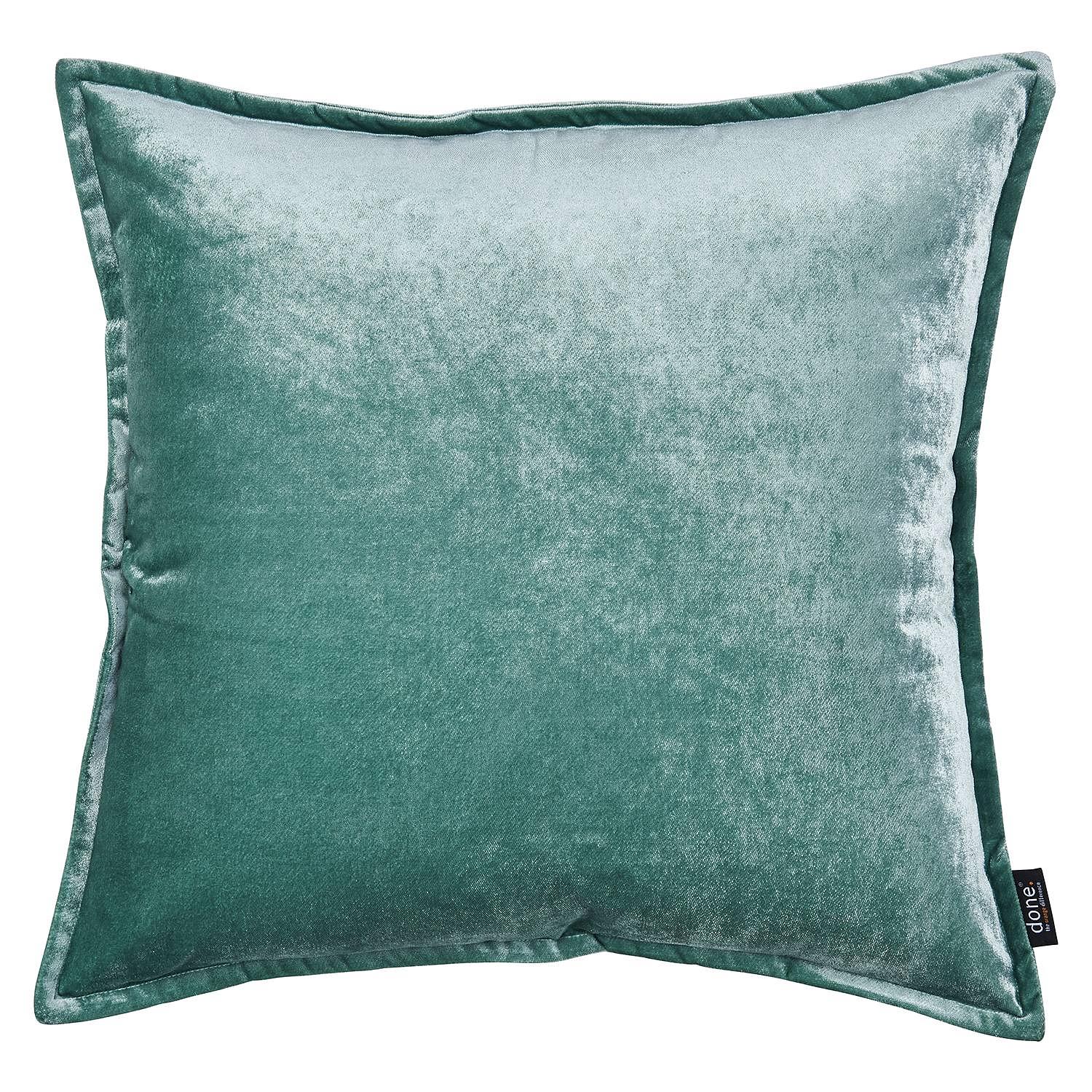 Kissenbezug Glam Mischgewebe Petrol 65 x 65 cm 0