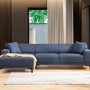 Modernes Sofa Récamiere Links Blau 0