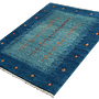 Rizbaf Gabbeh-Teppich Wolle Blau 3