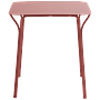 Hiray Gartentisch Metall Rot 0