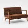 Kemer Sofa Buchenholz Braun 3