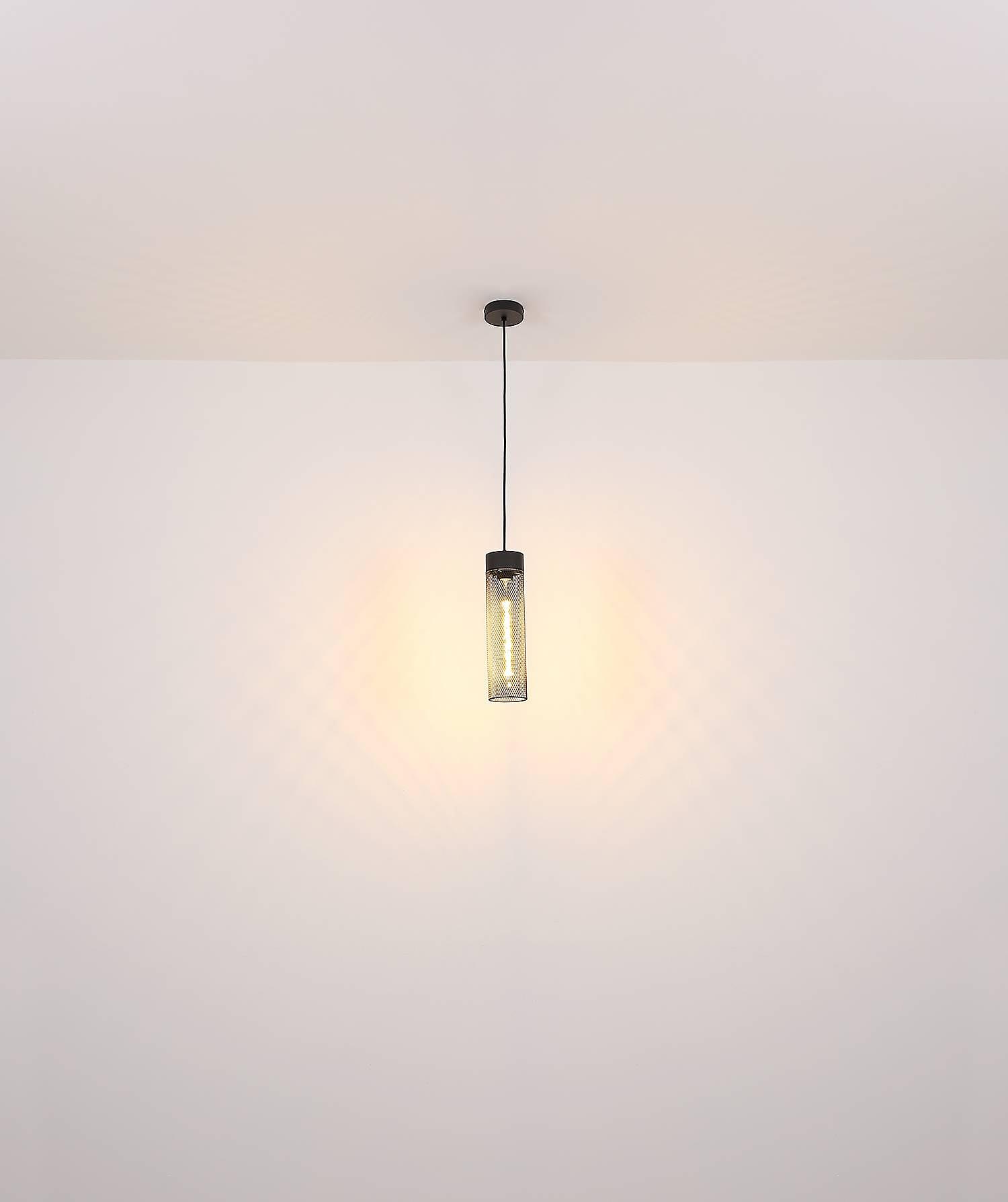 Pendant light Hans Iron 1-Light 4