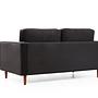 Rome 2-Sitzer Sofa Schwarz 7