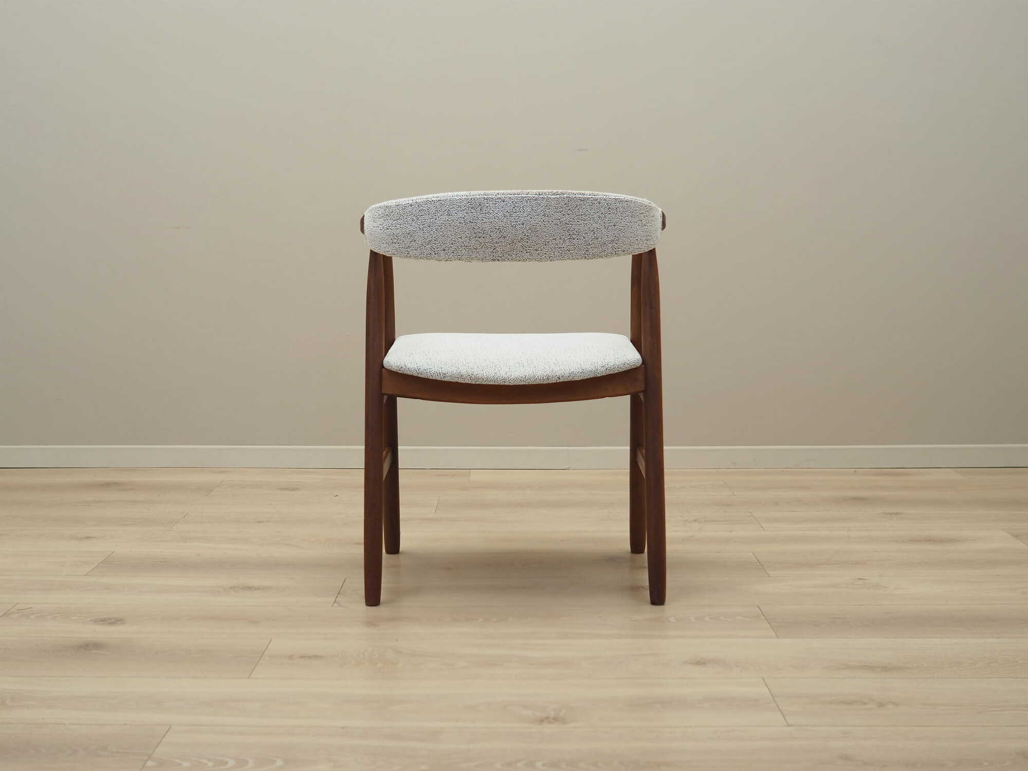 Vintage Armchair Teak White 1970s 4