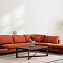 New Tulip Ecksofa 4-Sitzer Orange 0