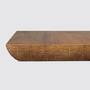 Rechteckiger Teakholzblock Servierplatte 30 x 30cm 1