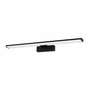 LED bathroom light 1-bulb plastic metal black 0