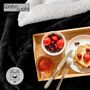 Wohndecke Sherpa Schwarz-Weiß 3
