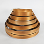 Vintage Lampe Holz Braun 1960er Jahre 1