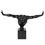 Decorative Object Athlete Stone Black 0