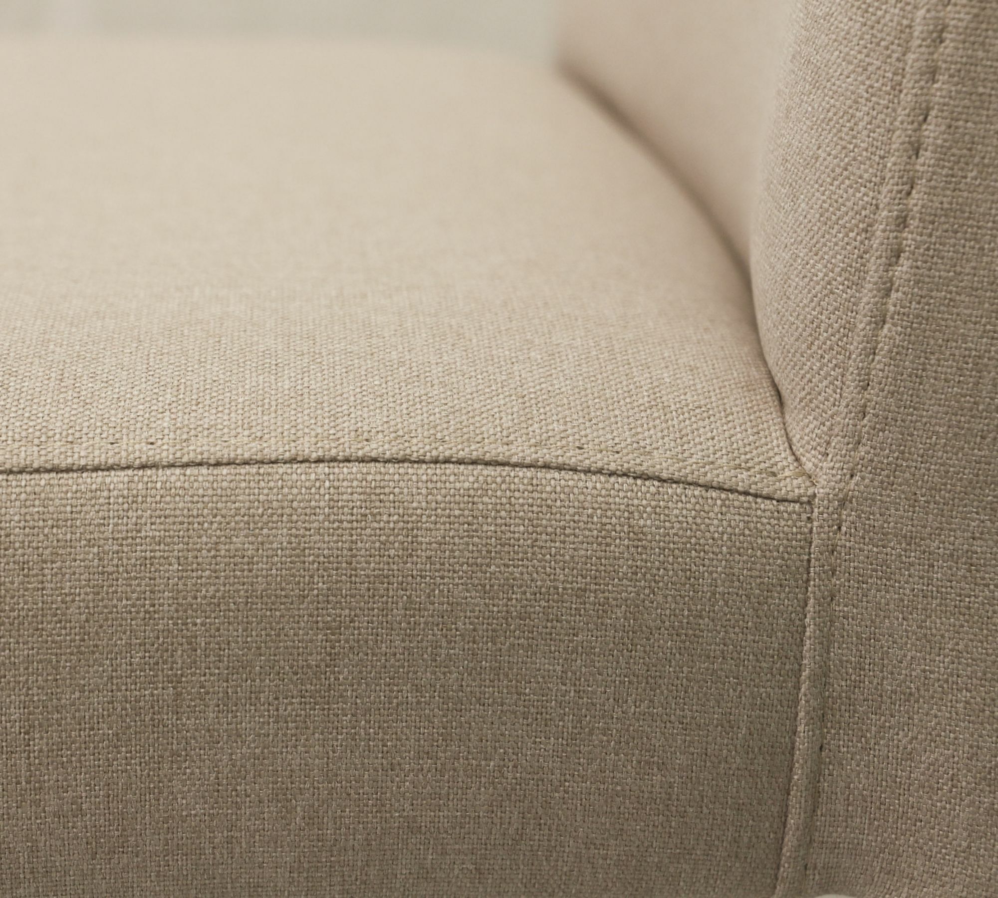 2x Florence Chair Wood Textile Cream 3