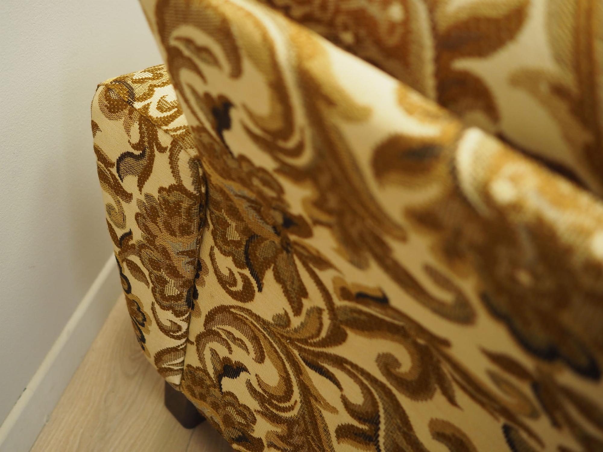 3-seater sofa yellow 1960s 13