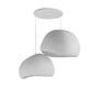 2-Flammig Wabi Sabi Chalkforms Pendelleuchte Weiß 5