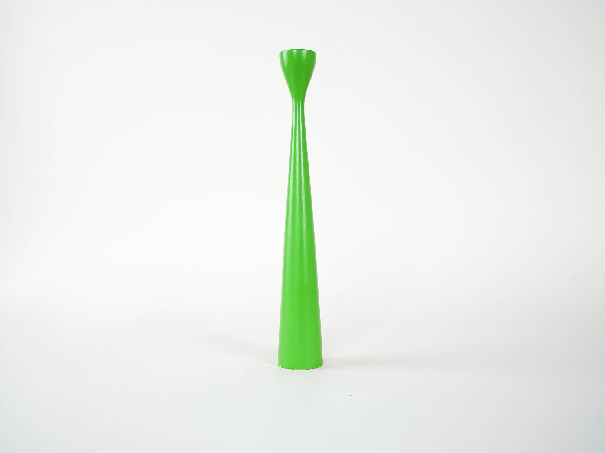 Candlestick 1970s Green 2