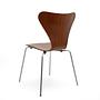 Serie 7 Stuhl Chrom Teakholz von Fritz Hansen 2