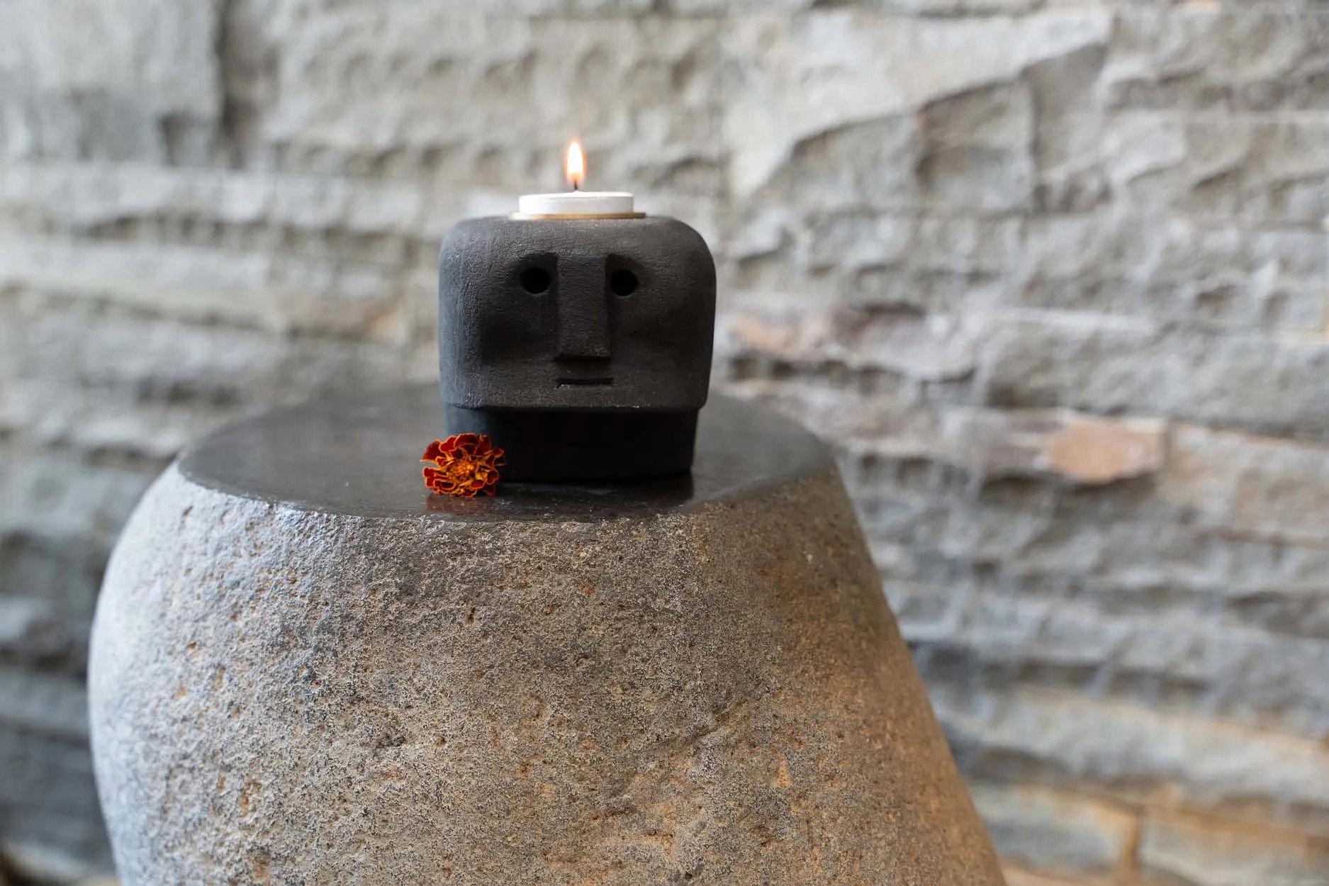Sumba Stein #27 Kerzenhalter 3