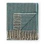 Adamo Blanket 100% Virgin Wool Blue Melange 0