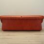 Sofa Leather Red 1970s 5