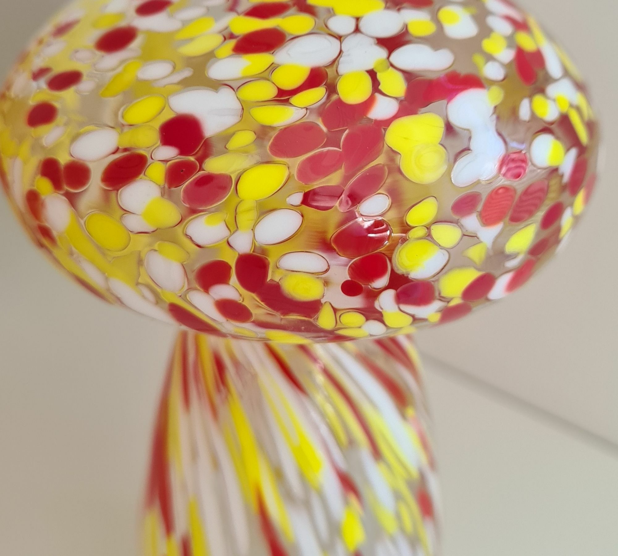 Glasfigur Pilz Muranoglas Mehrfarbig 1