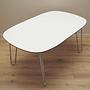 Dining table white 1990s 5