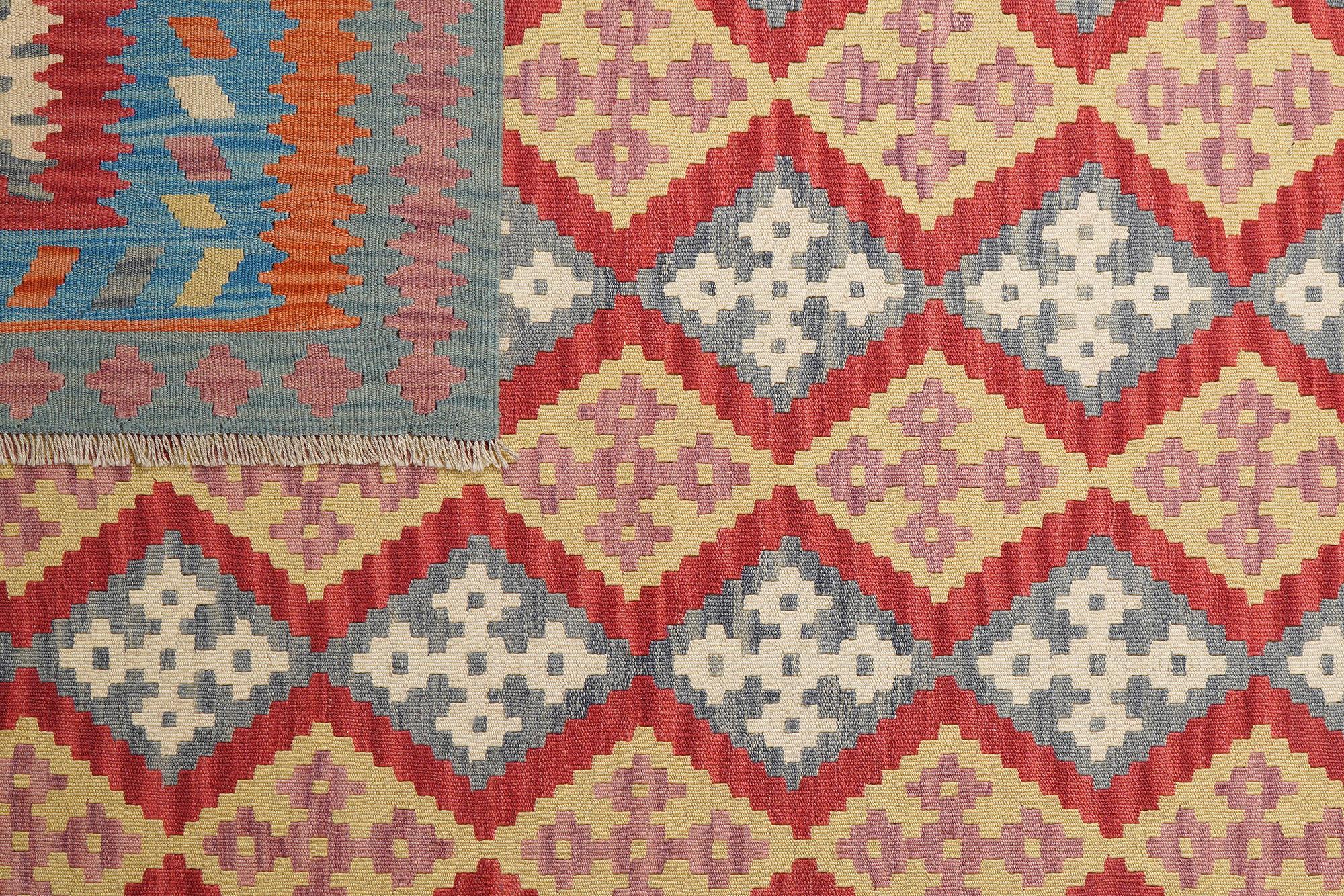 Kelim Gashgai Wool Multicolored 4