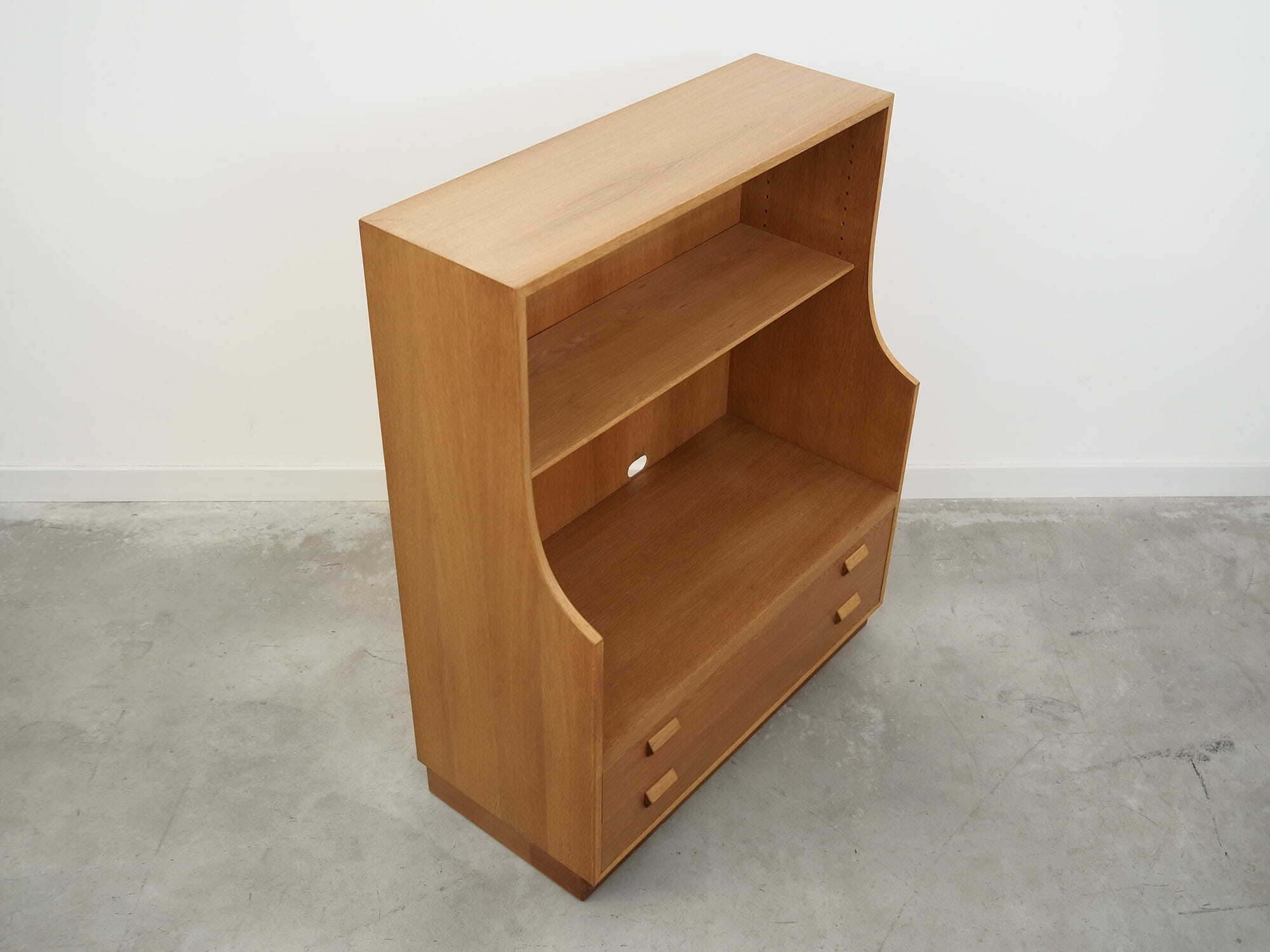 Vintage Bookshelf Wood Brown 1970s 5