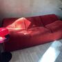 Plumy Sofa 3-Sitzer Baumwolle Rot 0